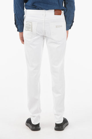 ZZEGNA 18cm stretch denim slim fit jeans