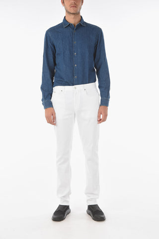 ZZEGNA 18cm stretch denim slim fit jeans