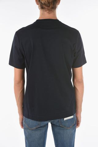 Lettering Printed Logo Crew-Neck T-shirt
