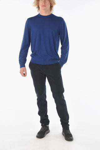 ZZEGNA Crew-neck Wool Sweater