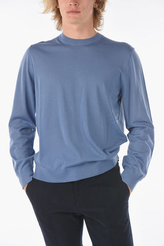 ZZEGNA Wool Lightweight Crew-Neck Sweater