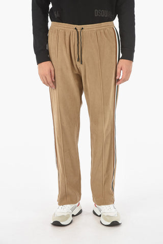 Pantaloni in velluto a coste con zip alla caviglia