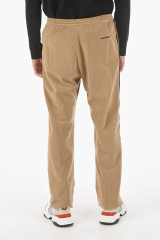 Pantaloni in velluto a coste con zip alla caviglia