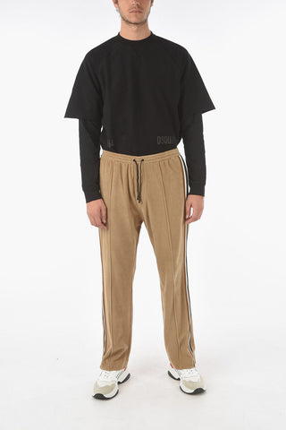 Pantaloni in velluto a coste con zip alla caviglia