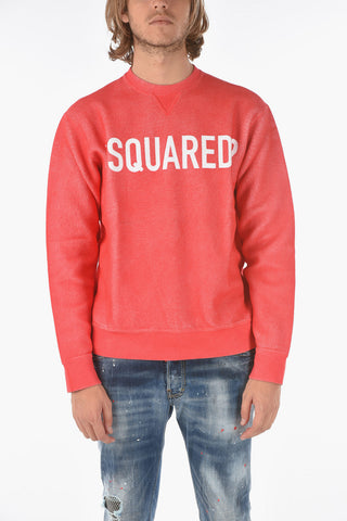 Felpa Girocollo COOL FIT in Cotone Spalmato con Logo
