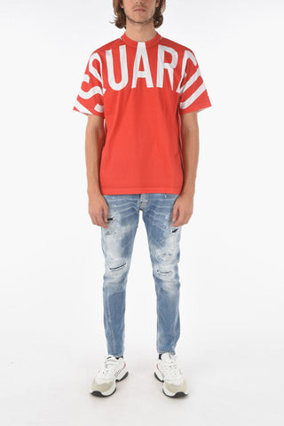 logo printed crew-neck SLOUCH FIT t-shirt