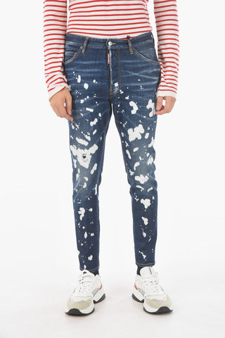 14,5cm Acid Wash Effect RELAX LONG CROTCH Jeans
