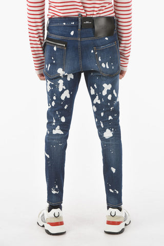 14,5cm Acid Wash Effect RELAX LONG CROTCH Jeans