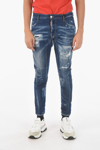 Distressed TIDY BIKER Denims 16cm