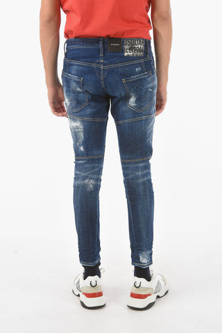 Distressed TIDY BIKER Denims 16cm