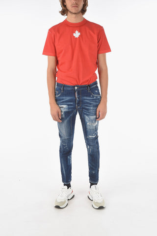 Distressed TIDY BIKER Denims 16cm