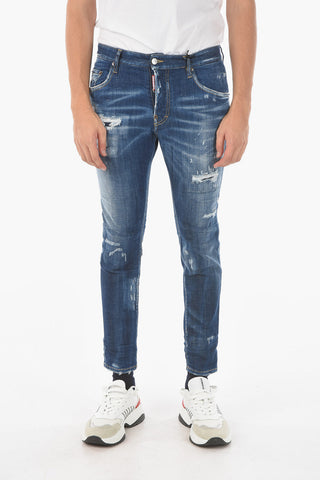 14cm stretch denim SKATER distressed jeans