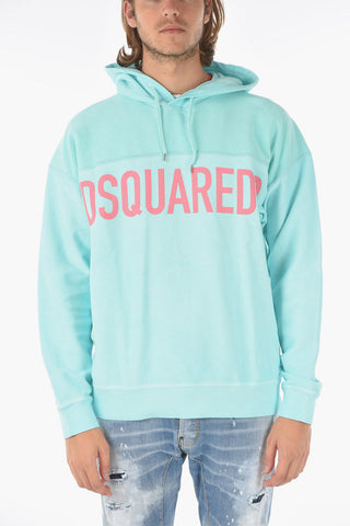 Logo-Printed COOL FIT Reverse Brushed Hoodie