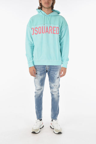 Logo-Printed COOL FIT Reverse Brushed Hoodie