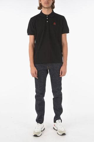 3 Buttons TENNIS FIT Polo Shirt with Logo