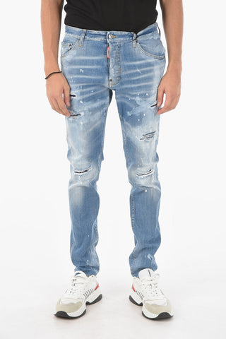 5 Pocket COOL GUY FIT Distressed Denims
