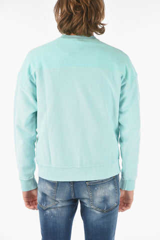 Felpa Girocollo COOL FIT in Cotone Reverse