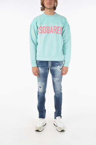 Felpa Girocollo COOL FIT in Cotone Reverse