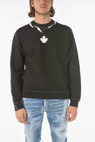 Felpa Girocollo COOL FIT in Cotone Felpato
