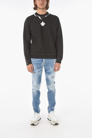 Felpa Girocollo COOL FIT in Cotone Felpato