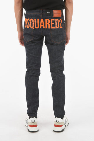 17cm 5 Pockets COOL GUY FIT Jeans with Logo-Print