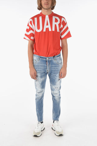 5 Pocket TIDY BIKER Vintage Effect Denims