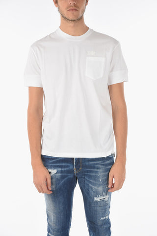 crew-neck IBRA FIT t-shirt with breast pocket
