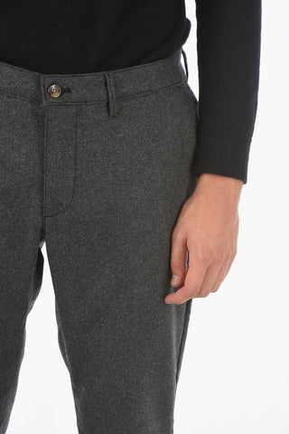 Pantaloni NEWTOWN.L. in Misto Lana con Passanti