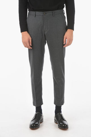 Virgin Wool Stretch Tapered Fit MARAIS.S.628 Pants