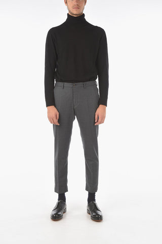 Virgin Wool Stretch Tapered Fit MARAIS.S.628 Pants