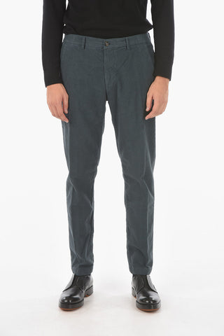 Pantaloni Chino MARAIS Tapered Fit con Motivo Pin Check