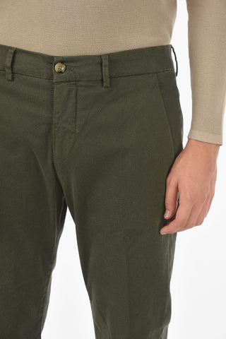 Pantaloni MARAIS.S. in Cotone Bird's Eye