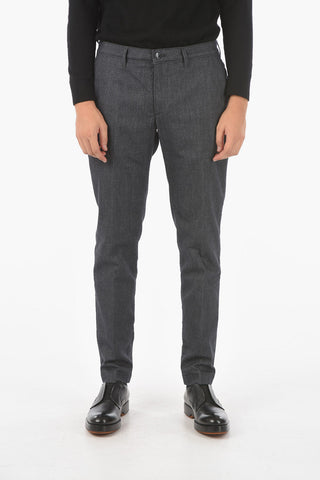 Hopsack Cotton NEWTOWN.L. Chino Pants