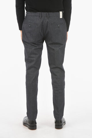 Hopsack Cotton NEWTOWN.L. Chino Pants