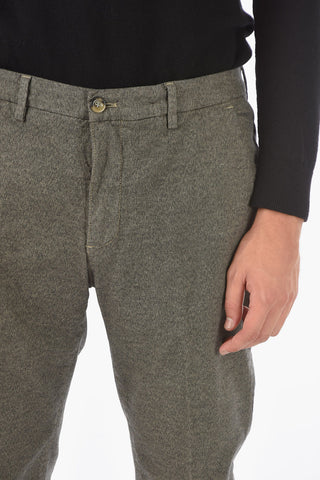 Belt loop Stretch Cotton MARAIS.L. Chino Pants