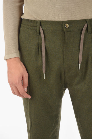 Single-pleated MITTE Wool Blend Pants