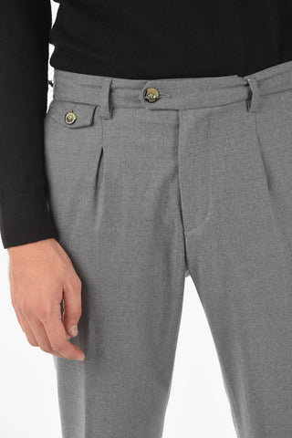 5 Pocket Single-pleated RAVAL1P.L. Pants