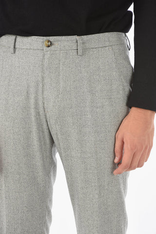 Pantaloni MARAIS.L. in Lana Vergine Pied de Poule