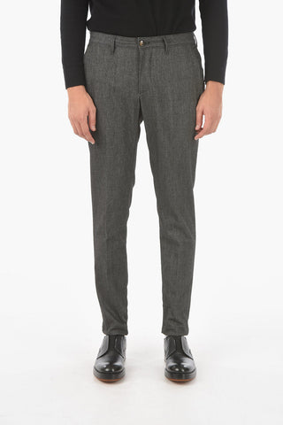 Hopsack Cotton NEWTOWN.L. Chino Pants