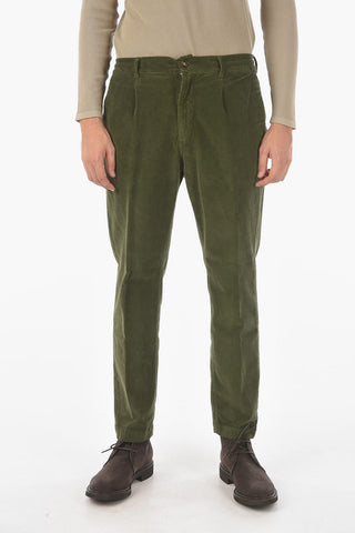 Pantaloni MITTE in Velluto a Coste con Passanti