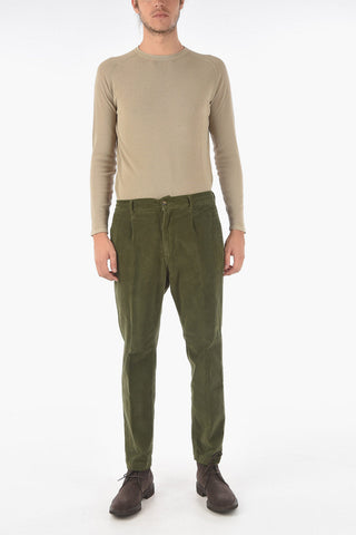 Pantaloni MITTE in Velluto a Coste con Passanti