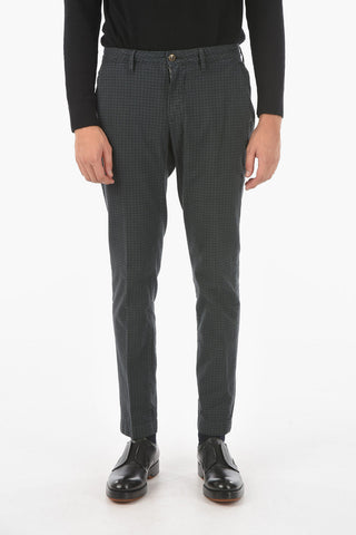 Pantaloni Chino NEWTOWN.L.457 Slim Fit a Quadri Gingham