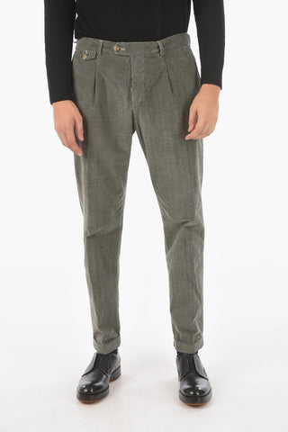 Pin Check Smooth Fit RAVAL1P.L612 Chino Pants