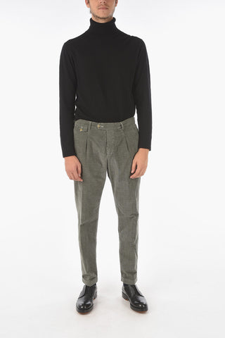 Pin Check Smooth Fit RAVAL1P.L612 Chino Pants