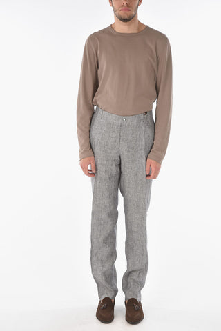 ID Linen IDENTITY Chino Pants with 4 Pockets