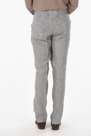 ID Linen IDENTITY Chino Pants with 4 Pockets