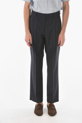 Double-pleated WIDE LEG Pants