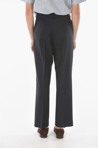 Double-pleated WIDE LEG Pants