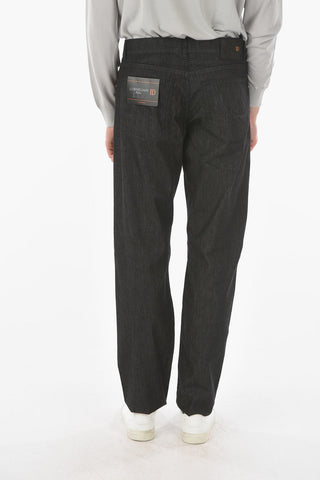 ID LUXURY DENIM Stretch Cotton 5-Pocket Jeans 21cm