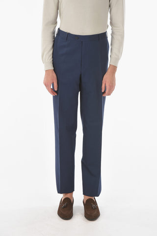 Flax Cotton MANTUA Chino Pants with Belt Loops